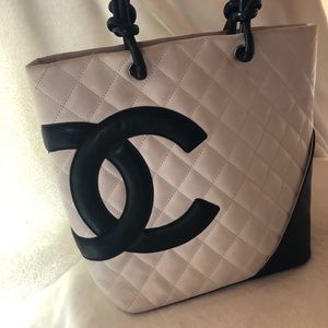CHANEL Authentic Cambon Tote.
